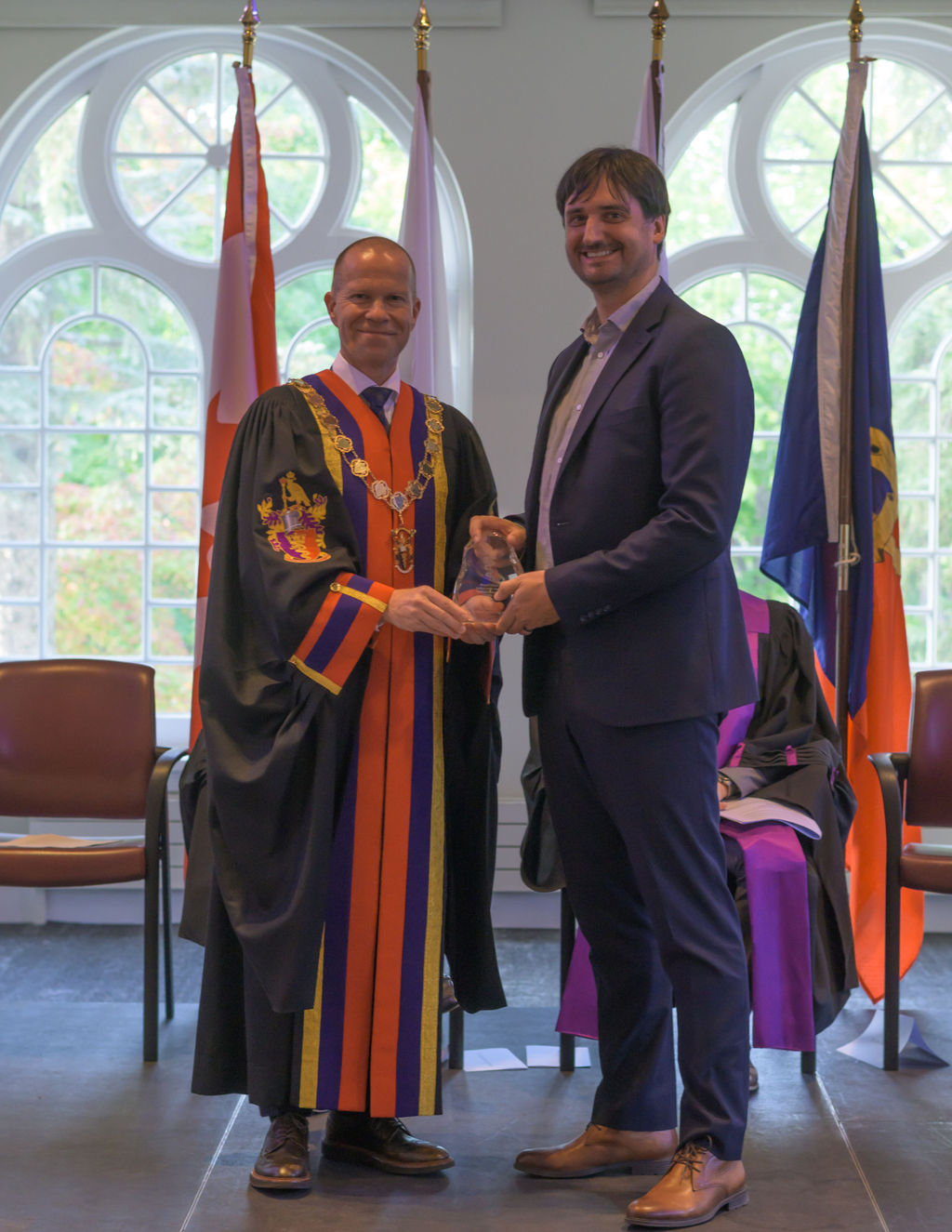 Dr. Thoma and Royal College President Dr. Hodges